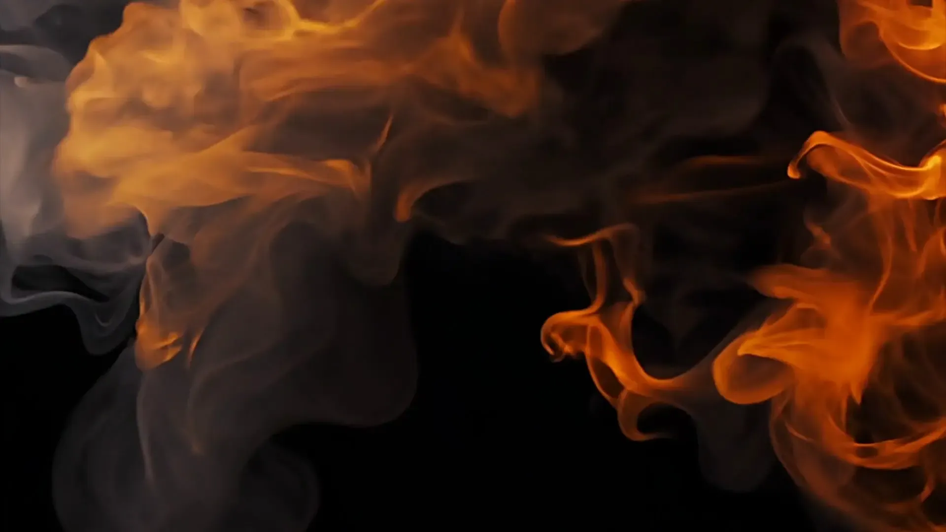 Elegant Flame Overlay for Creative Title Animation